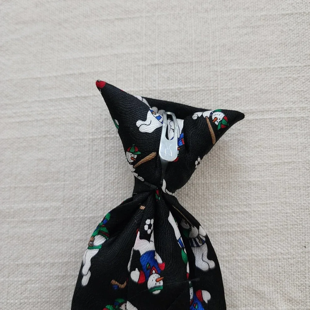 Snowman Sporty Clip-on Tie toddler/kids